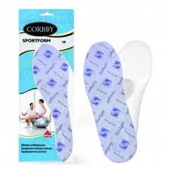 Стельки Corbby - Ортопедическая линия - Sportform профилированная для спортивной обуви - арт.corb1701 упаковка 5 шт